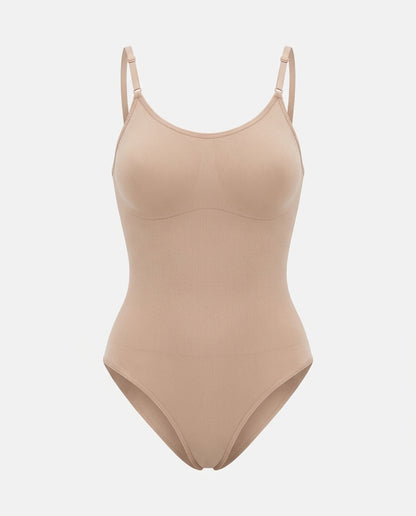 VELORA™ Sculpt Bodysuit in Soft Beige, product view